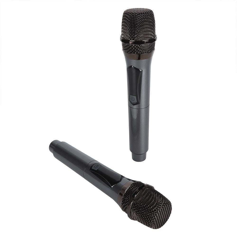 2Pcs Set Wireless Karaoke Microphone Rechargeable Handheld Microphone with LED Display