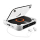 Portable Bluetooth CD Player Supports USB /Wired Playback Rechargeable Walkman White