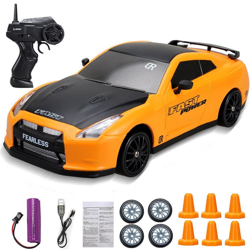 1/24 2.4GHz RC Drift Car 4WD High Speed Remote Control Racing Vehicle Red for 3 year old+