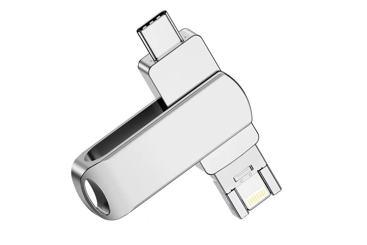 4 in 1 USB Flash Drive Photo Stick USB 3.0 Memory Stick Storage for Photos Backup -Rotating USB Flash Drive 512GB