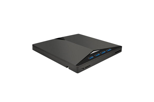 External CD/DVD Drive USB 3.0 Ultra-Slim Portable Burner Writer Compatible with Mac Os Windows 11 10 7
