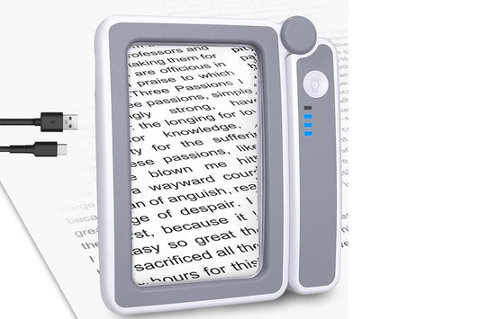 5x Magnifier Magnifying Glass With 10 LEDs Light Reading Gifts For Elderly For Book Christmas Birthday Gifts