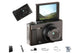 5K Digital Camera 18X Zoom Flip Screen Shoot Camera 64GB Memory Card-Black