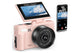 5K Digital Camera with 180-degree Flip Screen Vlogging Camera for YouTube -Pink