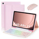 Tablet Case with Keyboard, For Galaxy A9 Plus 5G(Pink)