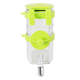 Hanging Pet Water Bottle 350ML Cage Mounted Feeder with Steel Ball Nozzle - Green