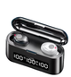 Wireless Earphones - Memory Pairing Noise Cancelling - In-ear Sports Earphones for Phone - Black White