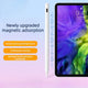 Magnetic iPad Capacitive Stylus, Compatible with Apple Tablets, Replaceable Tip Drawing and Handwriting Stylusâ3 TipsâWhite