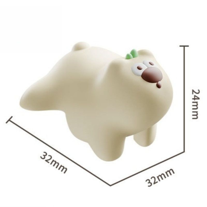 4-Pack Cartoon Animal Corner Guards, Safety Table Edge Protectors, Self-Adhesive PVC Anti-Collision Corner PadsāBeige
