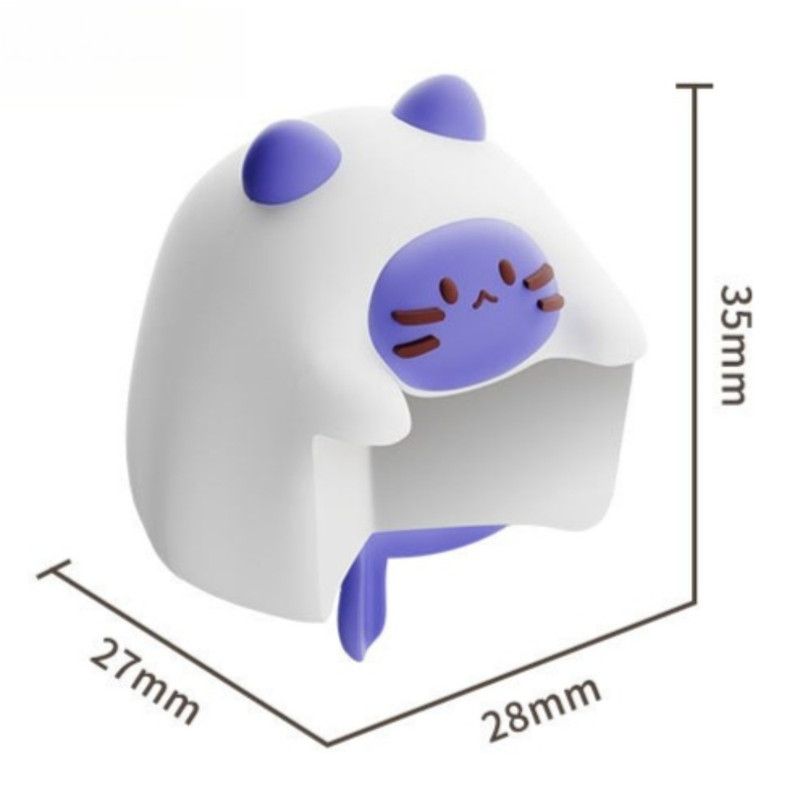 4-Pack Cartoon Animal Corner Guards, Safety Table Edge Protectors, Self-Adhesive PVC Anti-Collision Corner PadsâWhite