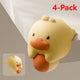 4-Pack Cartoon Animal Corner Guards, Safety Table Edge Protectors, Self-Adhesive PVC Anti-Collision Corner PadsâYellow
