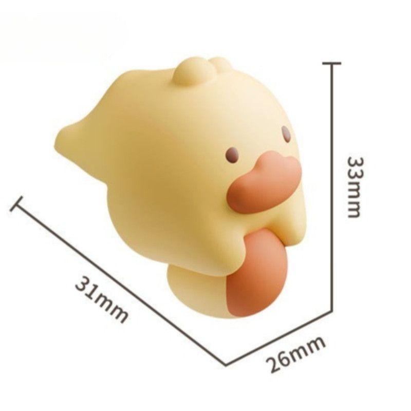 4-Pack Cartoon Animal Corner Guards, Safety Table Edge Protectors, Self-Adhesive PVC Anti-Collision Corner PadsâYellow