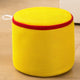 Cylindrical Sandwich Mesh Bra Laundry Bag, Anti-Deformation Underwear Washing Bag — Yellow