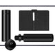 Luxury Corporate Gift Set Temperature Display Bottle Auto Umbrella Notebook, Premium Business Office Gift Hamper, All Weather Practical Employee Client Present-black