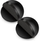 2PC No-Drill Door Stopper Anti-Collision Magnetic Door Catch – Black