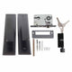 Universal Door Handle Lock Set Aluminum Alloy Mute Bedroom Door Lock for Home Household