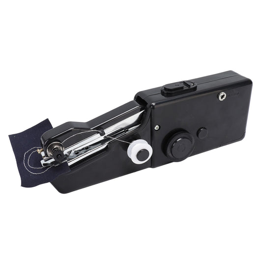 Handheld Sewing Machine Smoothing Stitching Portable Electric Sewing Tool for Home Travel Black