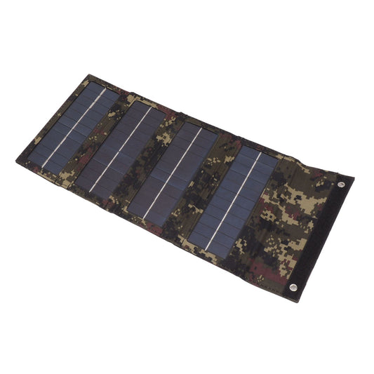 40W 4 Fold Solar Panel Charging Bag Folding Bag Foldable Monocrystalline Solar Panel Charger for Outdoor Camping Hiking Emergency Charging Camouflage