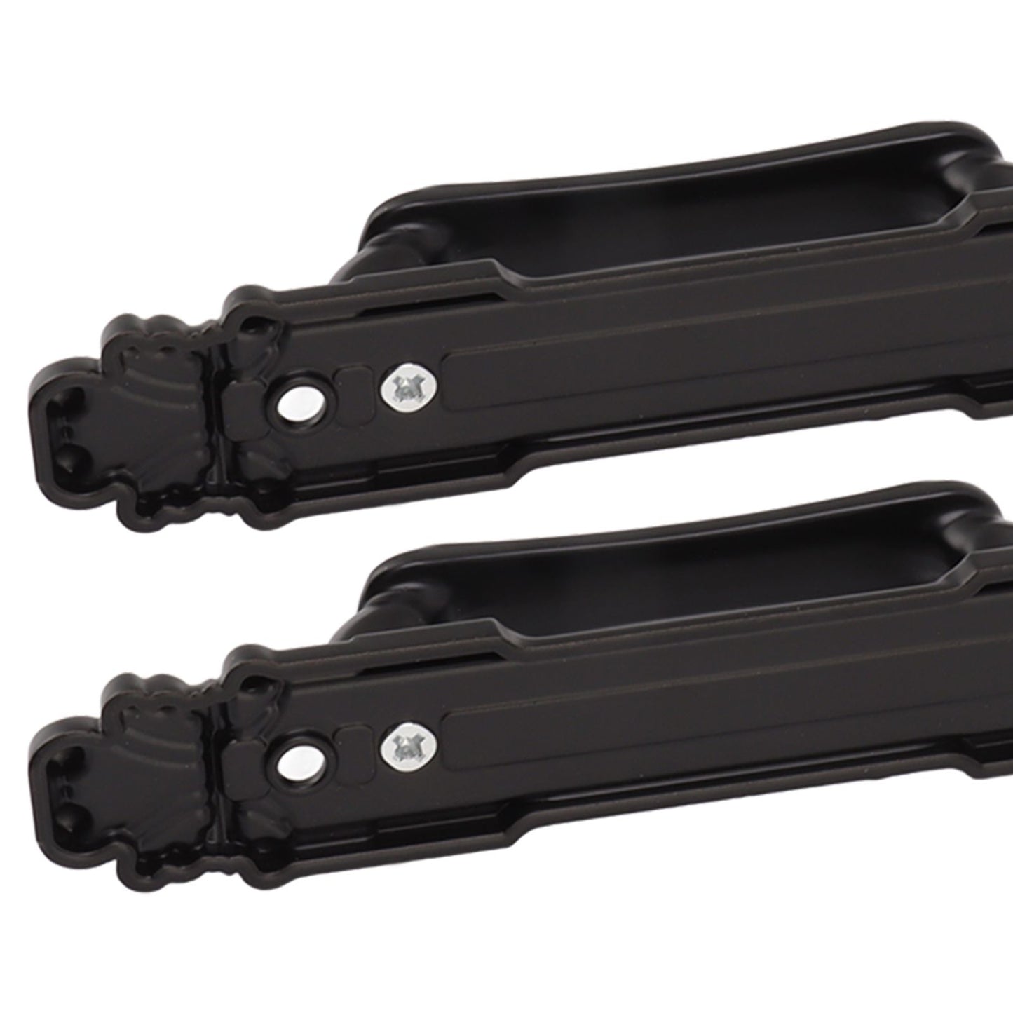 2Pcs Black Heavy Duty Door Handle Simple Installation Fashionable Door Handle 165mm 6.5in Length