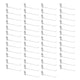50Pcs Supermarket Shelf Hook Iron Strong Wear Resistant Flat Tip Peg Board Hook Slatwall Hanger