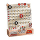 Desk Date Planner Integrated Molding Ring Table Calendar Ornaments for DIY Home Stationer Decoration Birch and ABS White