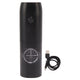 Electric Pepper Grinder Adjustable Coarseness USB Rechargeable Automatic Salt Mill with LED Light for Herb Spice Black