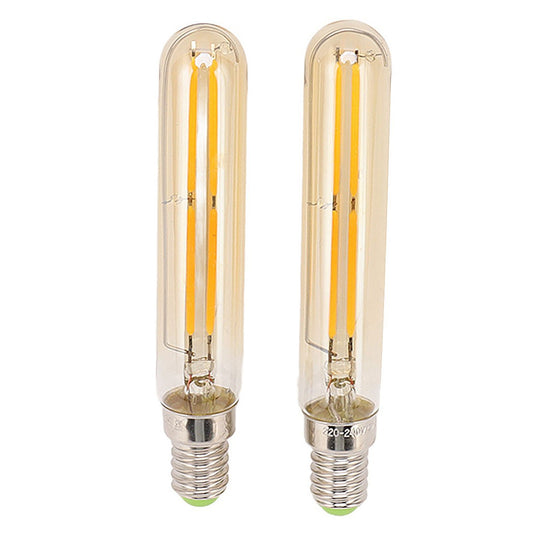 2Pcs LED Tube Bulb 4W E14 2300K Tubular Light Lamp Bulbs T20x120 220‑240V for Lighting