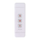 Clip On Book Light Multipurpose Ultrathin Mini 3 Levels Brightness USB Rechargeable Book Reading Light White