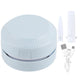 Desktop Dust Collector Table Dust Cleaner USB Charging Portable Mini Dust Catcher for Office HouseholdBlue