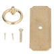 Cabinet Door Handle Chinese Furniture Antique Pattern Pure Copper Cabinet Doors Window Retro HandleLength 10cm