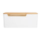Cable Management Box Stylish Extension Socket Cord Organizer Box with Cover for Router Desk Power Strip