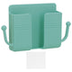 Wall Mounted Storage Box Multifunctional Phone Charging Wall Mount Holder for Bed Bathroom Kitchen OfficeGreen