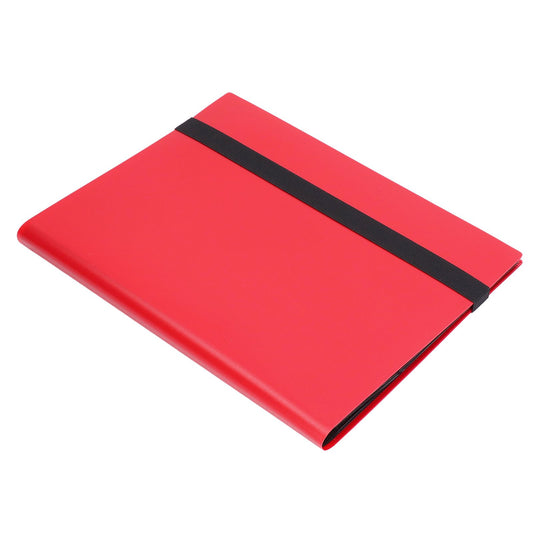 Card Binder 20 Pages 9 Pocket Large Capacity Colored Cover Card Collection Storage Album for Game Card StorageRed