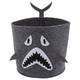 Cotton Laundry Hamper Thickened Cartoon Animal Children's Toys Household Debris Dirty Clothes Storage Bucket 30x27cm Shark