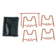 Pot Lid Holder Durable PP Space Saving Stable Nonslip Base Wide Application Cutting Board Organizer Type D