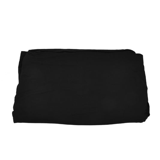 Table Cover Rectangular Wrinkle Resistant Washable Universal Black Stretch Tablecloth for Wedding Party ExhibitionBlack 8FT(244x76x76cm)