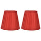 2 Pcs Double Small Lamp Shade Clip On Bulb Comfortable Material Barrel Fabric Lampshade for Table Chandelier Wall LampPX31