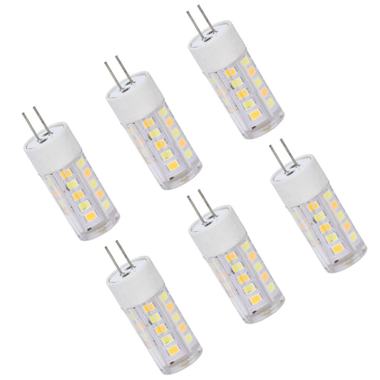 6PCS G4 Light Bulb 3 Light Color 220V Small Ceiling Lamp Bulb Wall Lamp Bulb for Home OfficeG4 3W 32LED
