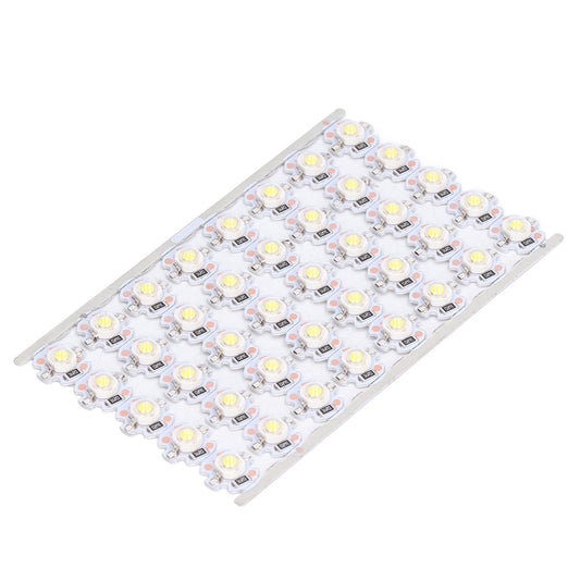 LED Chip Bulb High Brightness Energy Saving DIY Lamp Beads with Aluminum Plate for 1W 12V Headlights Cabinet LightsNatural Light
