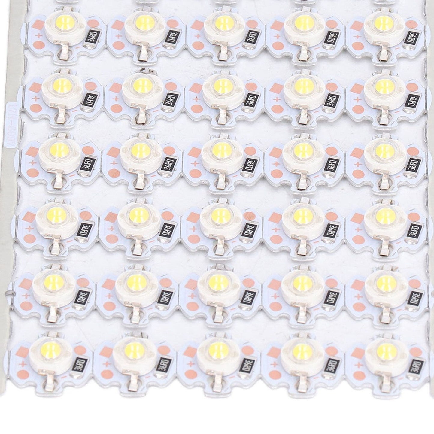 LED Chip Bulb High Brightness Energy Saving DIY Lamp Beads with Aluminum Plate for 1W 12V Headlights Cabinet LightsNatural Light