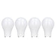 4PCS GU24 Light Bulb High Brightness Energy Saving LED A19 Light Bulb for Bedroom Office 120V5W Cold White 5000K