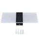 LED Wall Lamp 6W Acrylic Wall Light 360° Luminous High Brightness Preservative Up Down Lights for Bedroom Canteen 90‑265VBlack