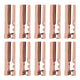 10Pcs E14 Metal Tube for Candle Lamp Holder Lamp Base Lighting Accessories 25x80mm Rose Gold