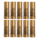10Pcs E14 Metal Tube for Candle Lamp Holder Lamp Base Lighting Accessories 25x80mm Gold Bronze