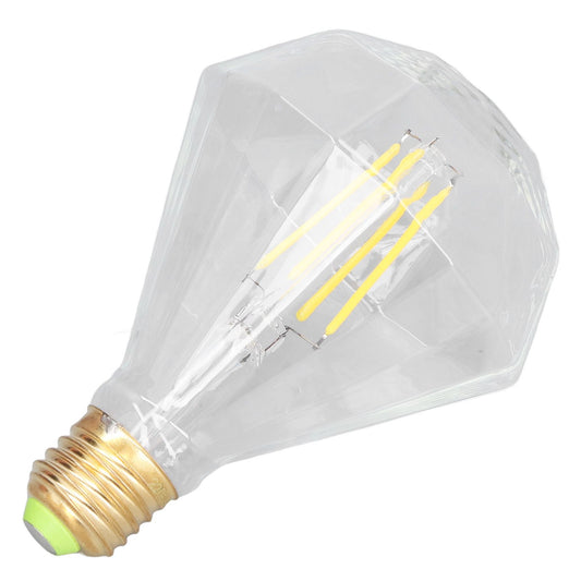 LED Filament Bulb 4000K 4W 220V Vintage Transparent Unique E27 E26 LED Filament Light Bulb for Home Restaurants Cafes