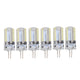6Pcs GY6.35 LED Bulbs 5W AC 12V Warm White 2700 to 3000K White 6000 to 6500K 500LM 72LED Light Bulbs for Home Office Pure White