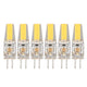 6 Pcs 6W 500LM G4 Bulb LED COB Silica Gel Energy Saving Lamp Bulb for Ceiling Lamp Wall Lamp Table Lamp 220V Warm White