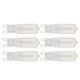 G9 Light Bulb Dimmable Eye Protection Energy Saving 5W 22 LED Small Bulbs for Ceiling Lamp Desk Lamp 6pcs Natural Light 220V