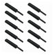10 Pcs Cabinet Door Rebounder Handleless Black Aluminum Alloy Rebounding Magnetic Latch