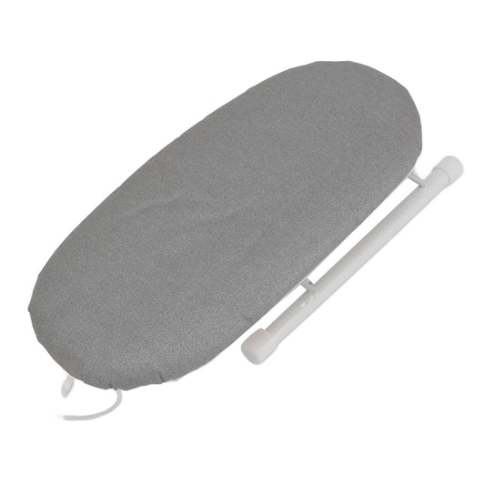 Tabletop Ironing Board Heat Resistant Foldable Portable Mini Ironing Board Clothes Ironing Accessories for Home Travel Grey